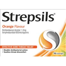 Strepsils Orange Flavour Lozenges